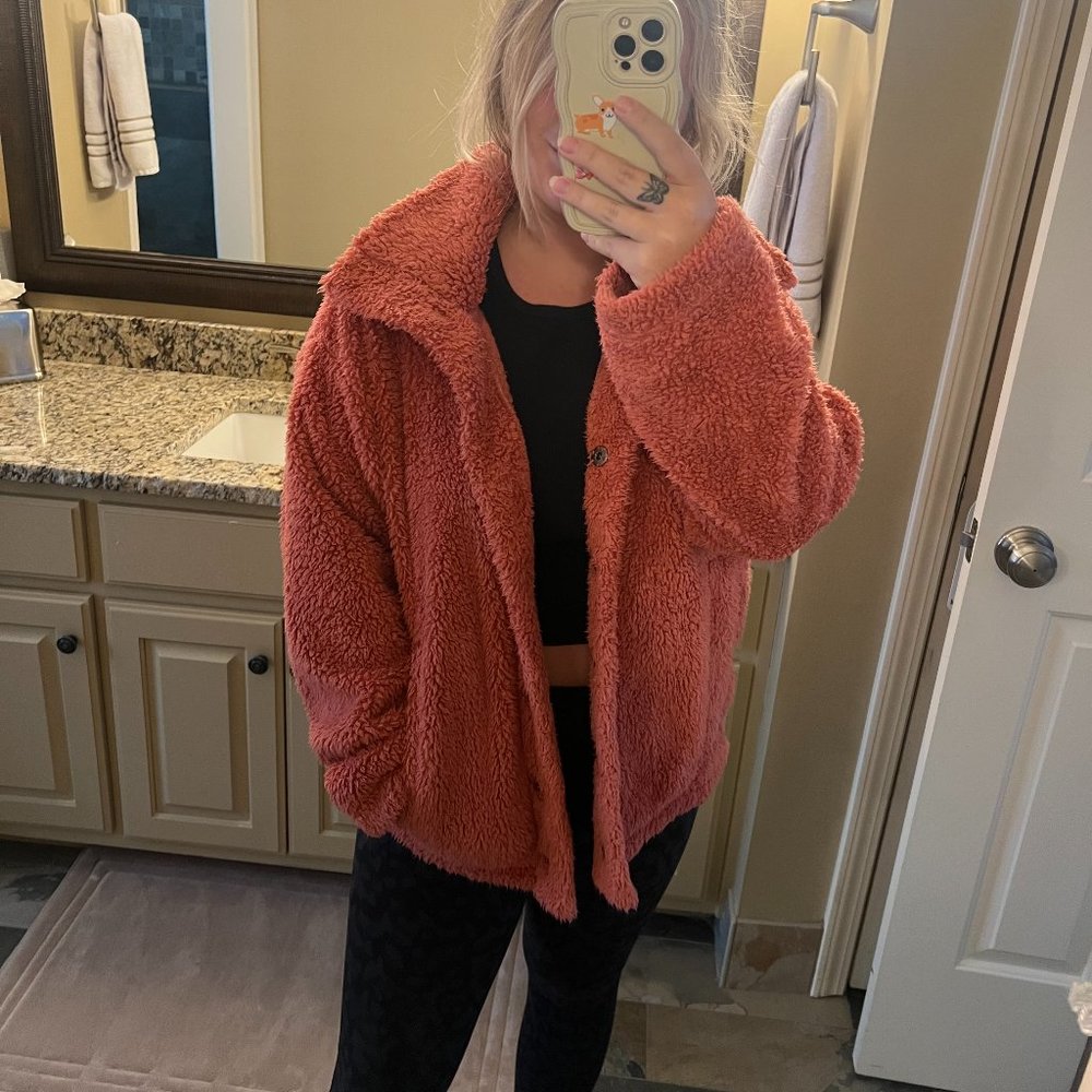Billabong Salmon Furry Jacket